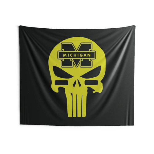 Awesome Michigan Punisher Style Wall Tapestries Awesome Michigan Punisher Style Wall Tapestries