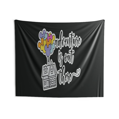 Adventure Is Out There Wall Tapestries