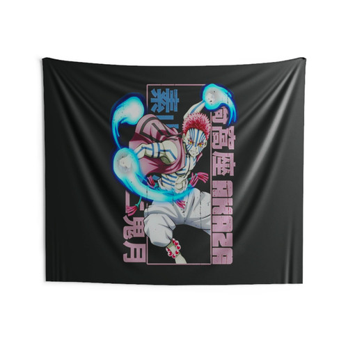 Akaza Kimetsu No Yaiba Anime Wall Tapestries