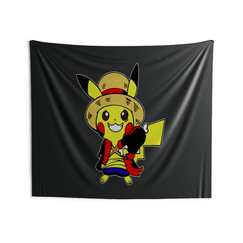Anime Pikaluffy Pikachu Luffy Wall Tapestries