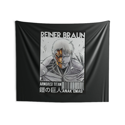 Reiner Armored Titan Attack On Titan Wall Tapestries
