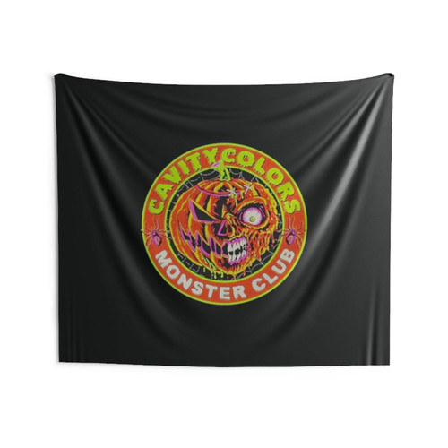Cavity Monster Club Wall Tapestries Cavity Monster Club Wall Tapestries