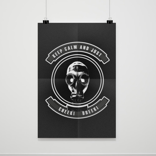 Chernobyl Slav Gas Mask Poster