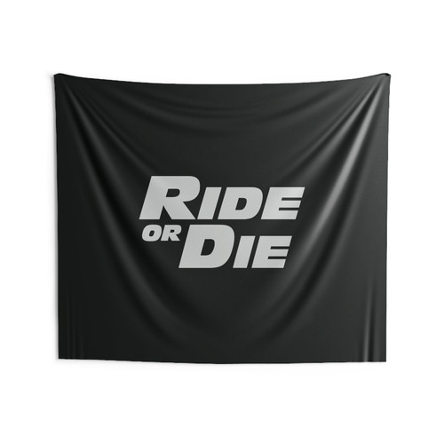 Ride Or Die Fast And Furious Paul Walker Vin Diesel Wall Tapestries