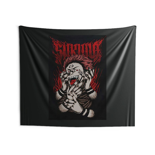 Ryomen Sukuna Vintage Jujutsu Kaisen Anime Itadori Yuji Wall Tapestries