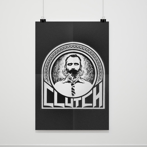 Clutch Burning Beard Hard Rock Poster Clutch Burning Beard Hard Rock Poster
