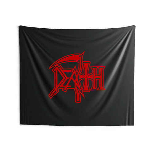 Death Metal Logo Wall Tapestries