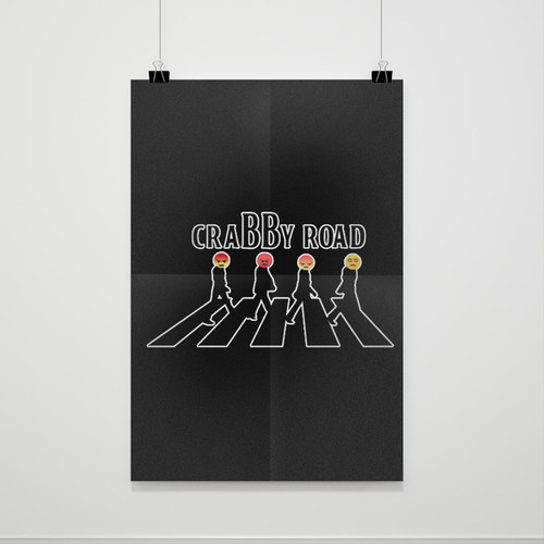 Crabby Road Poster Crabby Road Poster