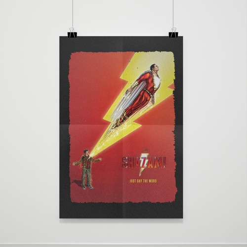 Dc Shazam Just Say The Word Poster Poster
