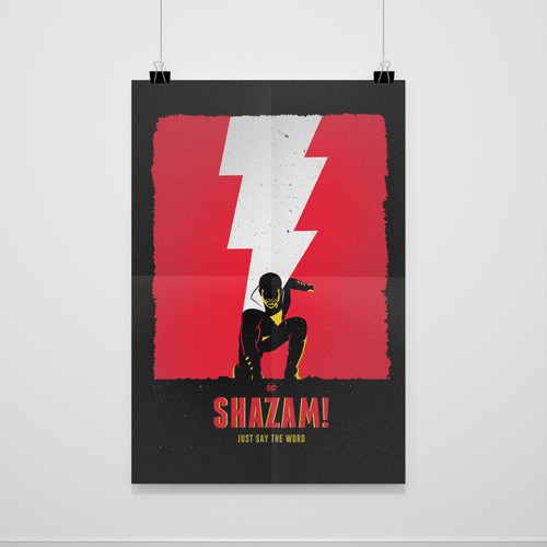 Dc Shazam Just Say The World Poster Poster