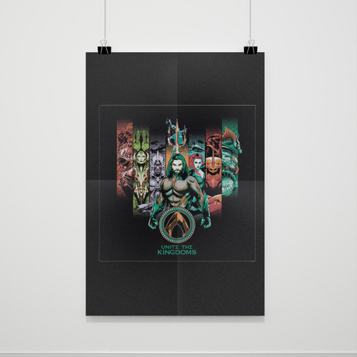 Dc Superhero Aqua Man Comics Aquaman Costum Poster Poster