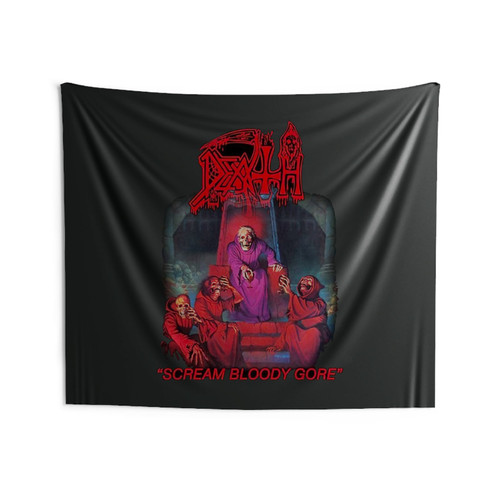 Death Scream Bloody Gore Wall Tapestries