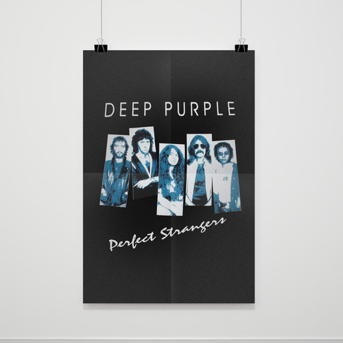 Deep Purple Perfect Strangers Hard Rock Poster