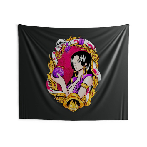 Forbidden Fruit Boa Hancock Luffy One Piece Wall Tapestries