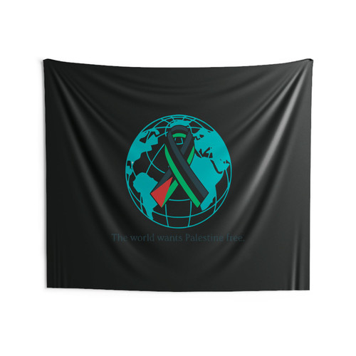 Free Palestine The World Wants Palestine Free Wall Tapestries