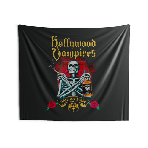Hollywood Vampires As Bad As I Am Wall Tapestries Hollywood Vampires As Bad As I Am Wall Tapestries
