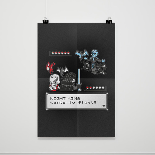 Game Of Thrones Games Pixel Mode Battle Poster