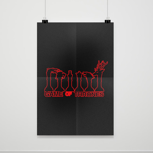 Game Of Thrones Got Chess Poster