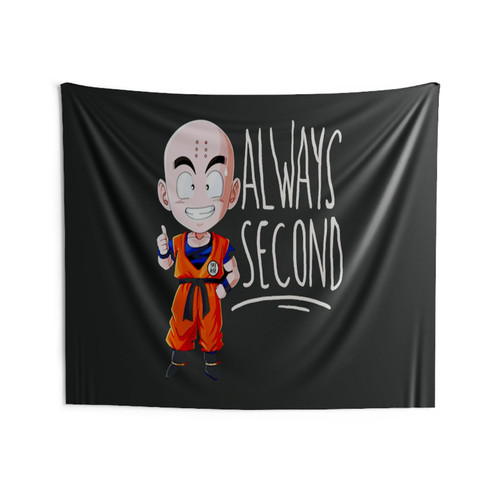 Krillin Always Second Wall Tapestries Krillin Always Second Wall Tapestries