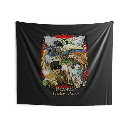 The Record Of Lodoss War Anime Samurai Wall Tapestries The Record Of Lodoss War Anime Samurai Wall Tapestries