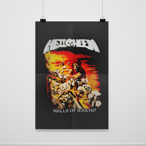 Helloween Walls Of Jericho Gamma Ray Iron Saviour Rage Poster Poster
