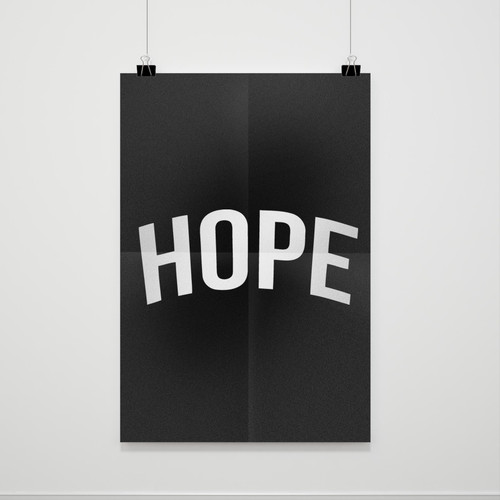 Hope Positive Vibes Poster