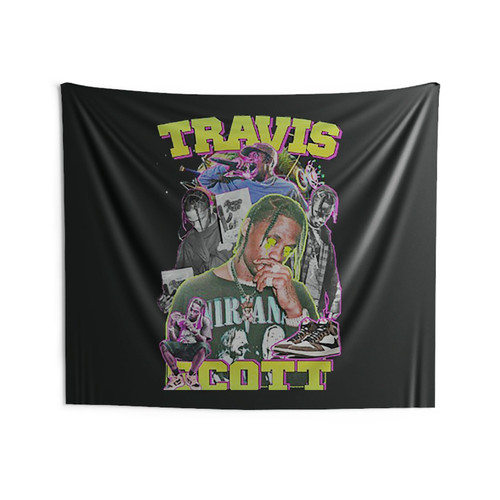 Travis Scott Vintage 90S Style Wall Tapestries