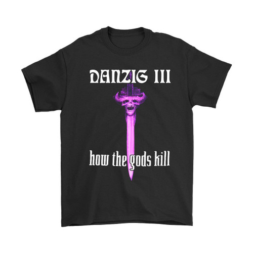 Danzig How To The Gods Kill Logo Skull Sword Man's T-Shirt Tee