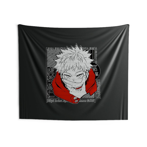 Yuji Itadori Jujutsu Kaisen Tokyo Toritsu Wall Tapestries