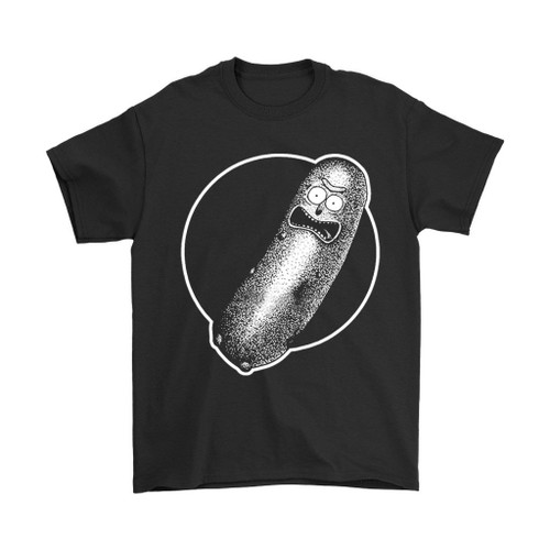 Dot Work Pickle Rick Man's T-Shirt Tee