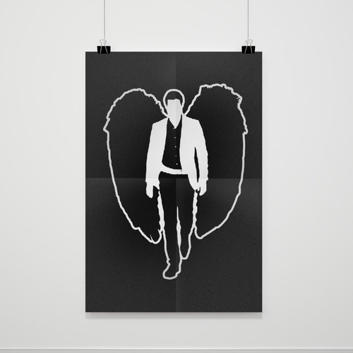 Lucifer Morningstar Silhouette Poster