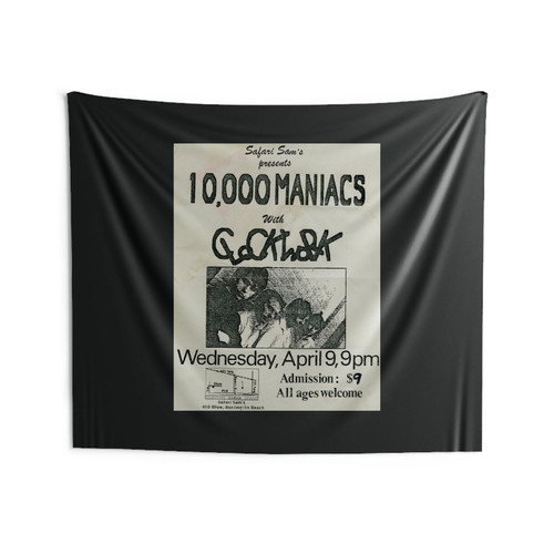 10000 Maniacs Clockwork At Safari Sam's Huntington Beach California United States Wall Tapestries 10000 Maniacs Clockwork At Safari Sam's Huntington Beach California United States Wall Tapestries