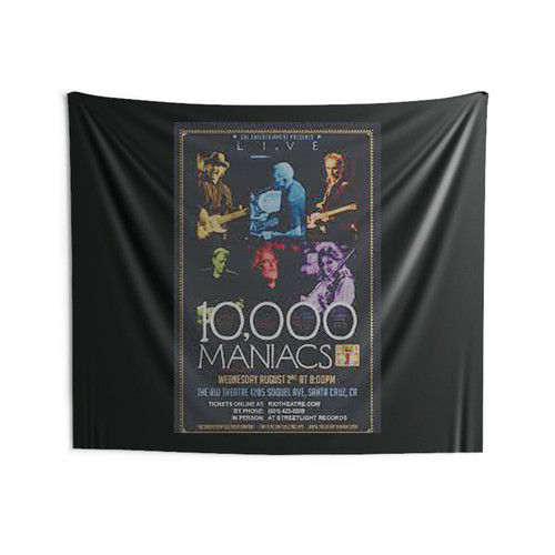 10000 Maniacs Concert Wall Tapestries