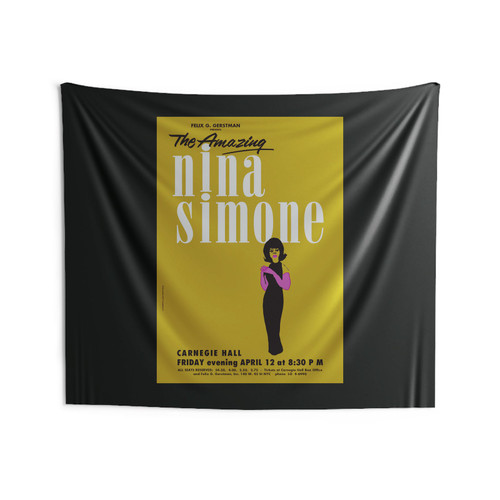 1963 Nina Simone Concert Wall Tapestries