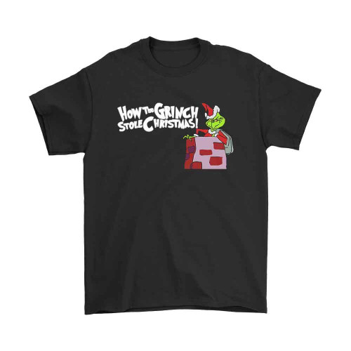 How The Grinch Stole Christmas Cartoon Man's T-Shirt Tee