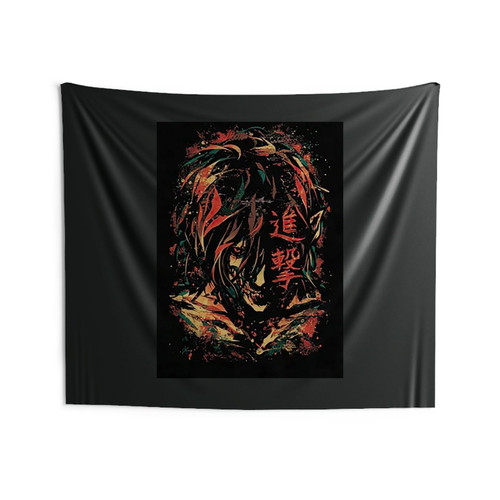 Aot Eren Titan Yeagerist Wall Tapestries Aot Eren Titan Yeagerist Wall Tapestries