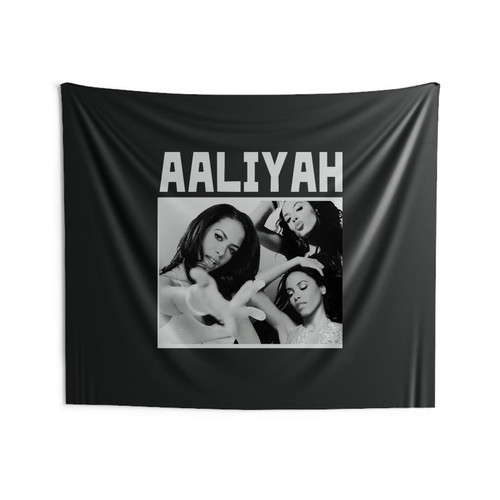 Aaliyah Tribute Wall Tapestries