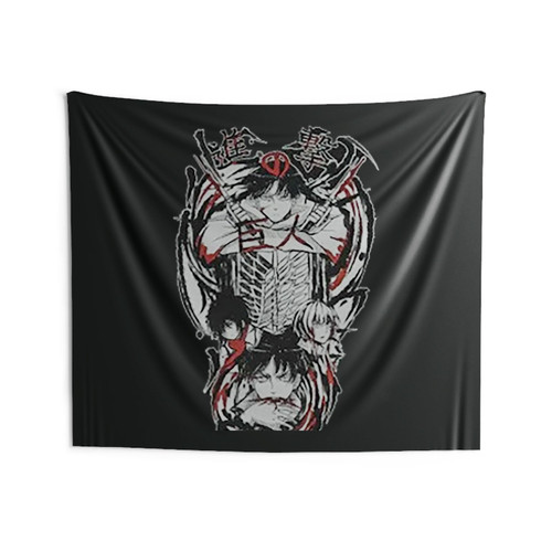 Aot Survey Corp Attack On Titan Wall Tapestries Aot Survey Corp Attack On Titan Wall Tapestries