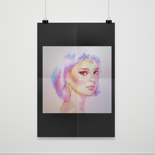 Natalie Portman Cute Poster