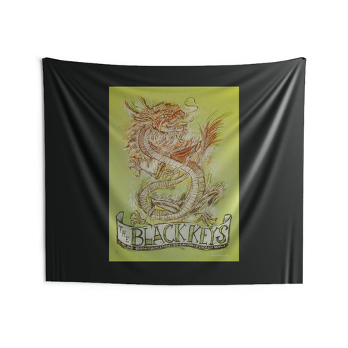 2008 The Black Keys London Concert Poster Wall Tapestries