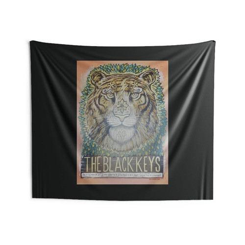 2014 The Black Keys Chicago I Silkscreen Wall Tapestries