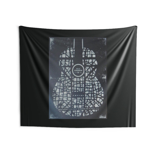 2015 Eric Church Winnipeg Silkscreen Wall Tapestries
