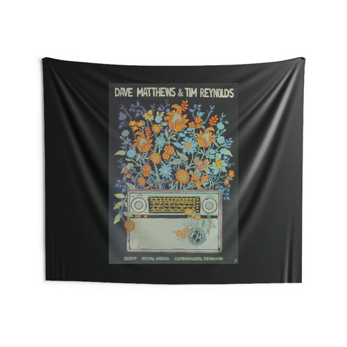 2017 Dave Matthews & Tim Reynolds Copenhagen Silkscreen Wall Tapestries