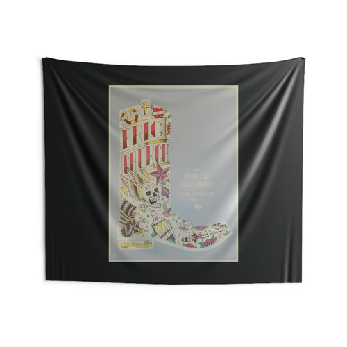 2017 Eric Church Austin Silkscreen Wall Tapestries