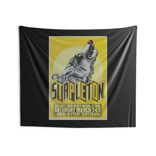 2018 Chris Stapleton Laughlin Silkscreen Wall Tapestries