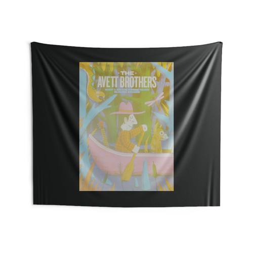 2018 The Avett Brothers Milwaukee I Silkscreen Concert Poster Wall Tapestries