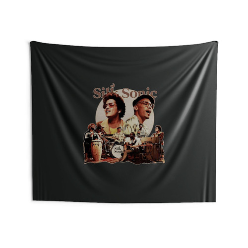 Bruno Mars Silk Sonic Band Wall Tapestries Bruno Mars Silk Sonic Band Wall Tapestries