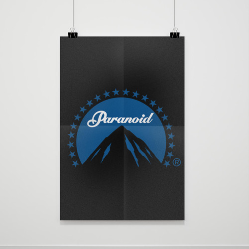 Paranoid Funny Paramount Parodi Poster