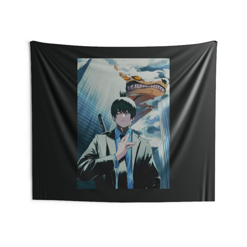 Chainsaw Man Aki Hayakawa Kon Wall Tapestries Chainsaw Man Aki Hayakawa Kon Wall Tapestries