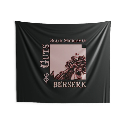 Black Swordsman Wall Tapestries Black Swordsman Wall Tapestries